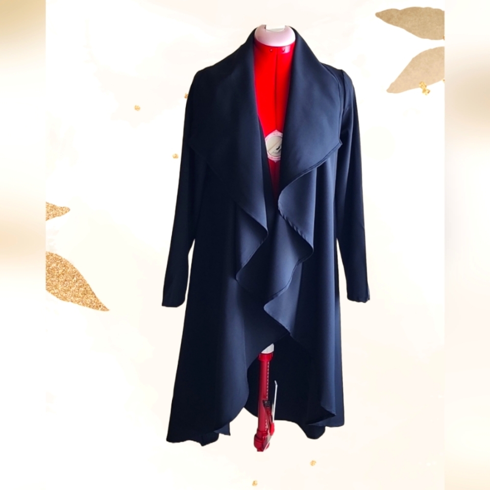 VERY COOL 3/4 SHAWL COLLAR COAT!